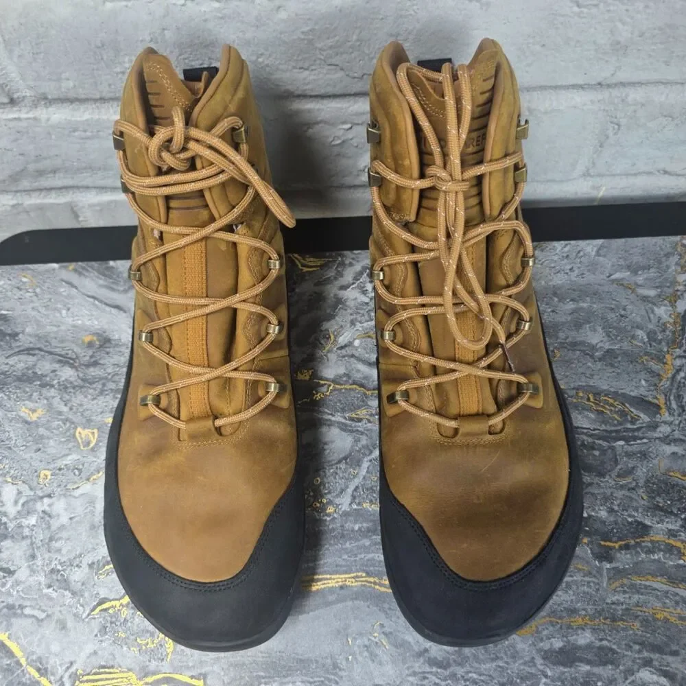 Vivobarefoot Tracker Winter III SG Men's Barefoot Hiking Boots Tan Leather 12